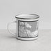 Left View Custom The Colony Texas Map Enamel Mug in Classic
