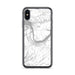 Custom The Dalles Oregon Map Phone Case in Classic