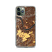 Custom The Dalles Oregon Map Phone Case in Ember
