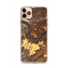 Custom The Dalles Oregon Map Phone Case in Ember