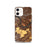 Custom The Dalles Oregon Map iPhone 12 Phone Case in Ember