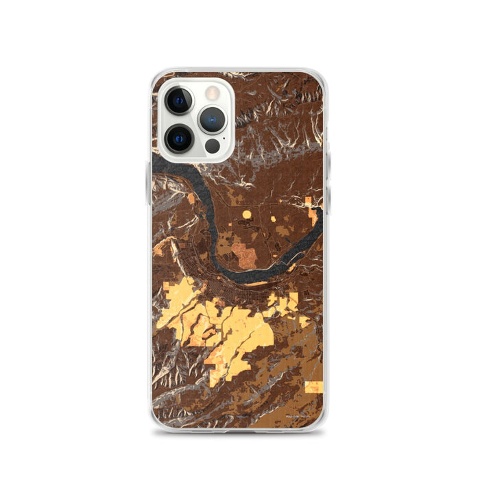 Custom The Dalles Oregon Map iPhone 12 Pro Phone Case in Ember