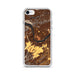 Custom The Dalles Oregon Map Phone Case in Ember