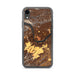 Custom The Dalles Oregon Map Phone Case in Ember