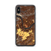 Custom The Dalles Oregon Map Phone Case in Ember