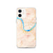 Custom The Dalles Oregon Map iPhone 12 Phone Case in Watercolor