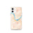 Custom The Dalles Oregon Map iPhone 12 mini Phone Case in Watercolor