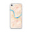 Custom The Dalles Oregon Map Phone Case in Watercolor