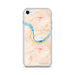 Custom The Dalles Oregon Map Phone Case in Watercolor
