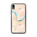 Custom The Dalles Oregon Map Phone Case in Watercolor