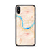 Custom The Dalles Oregon Map Phone Case in Watercolor