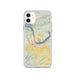 Custom The Dalles Oregon Map Phone Case in Woodblock