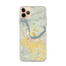 Custom The Dalles Oregon Map Phone Case in Woodblock