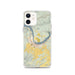 Custom The Dalles Oregon Map iPhone 12 Phone Case in Woodblock