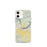 Custom The Dalles Oregon Map iPhone 12 mini Phone Case in Woodblock