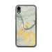 Custom The Dalles Oregon Map Phone Case in Woodblock