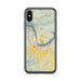 Custom The Dalles Oregon Map Phone Case in Woodblock