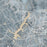 The Woodlands Texas Map Print in Afternoon Style Zoomed In Close Up Showing Details