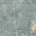 Thornton Colorado Map Print in Afternoon Style Zoomed In Close Up Showing Details