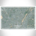 Thornton Colorado Map Print Landscape Orientation in Afternoon Style With Shaded Background