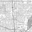 Thornton Colorado Map Print in Classic Style Zoomed In Close Up Showing Details
