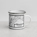 Right View Custom Thornton Colorado Map Enamel Mug in Classic
