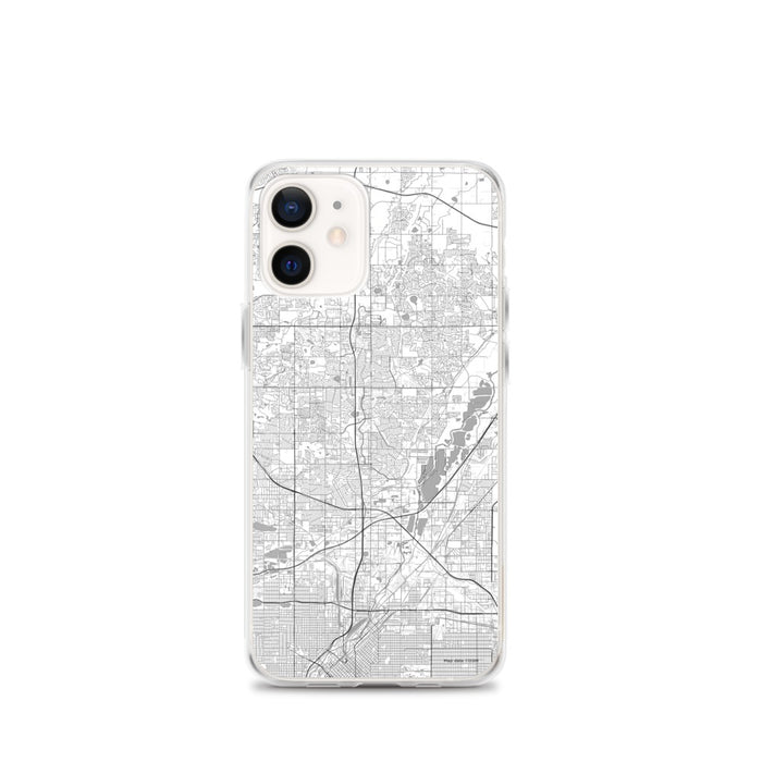 Custom Thornton Colorado Map iPhone 12 mini Phone Case in Classic