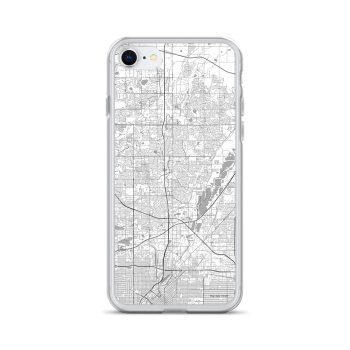 Custom Thornton Colorado Map iPhone SE Phone Case in Classic
