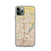 Custom Thornton Colorado Map Phone Case in Woodblock