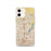 Custom Thornton Colorado Map iPhone 12 Phone Case in Woodblock