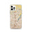 Custom Thornton Colorado Map iPhone 12 Pro Phone Case in Woodblock