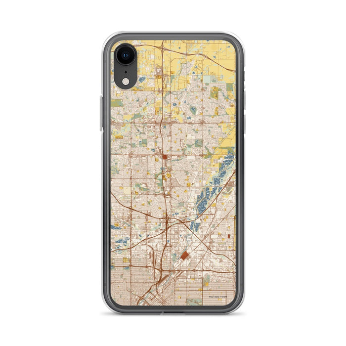 Custom Thornton Colorado Map Phone Case in Woodblock