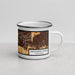 Right View Custom Thousand Oaks California Map Enamel Mug in Ember