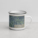 Right View Custom Tifton Georgia Map Enamel Mug in Afternoon