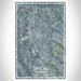 Tifton Georgia Map Print Portrait Orientation in Afternoon Style With Shaded Background