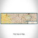 Flat View of Map Custom Tigard Oregon Map Enamel Mug in Woodblock