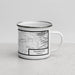 Right View Custom Tillamook Oregon Map Enamel Mug in Classic