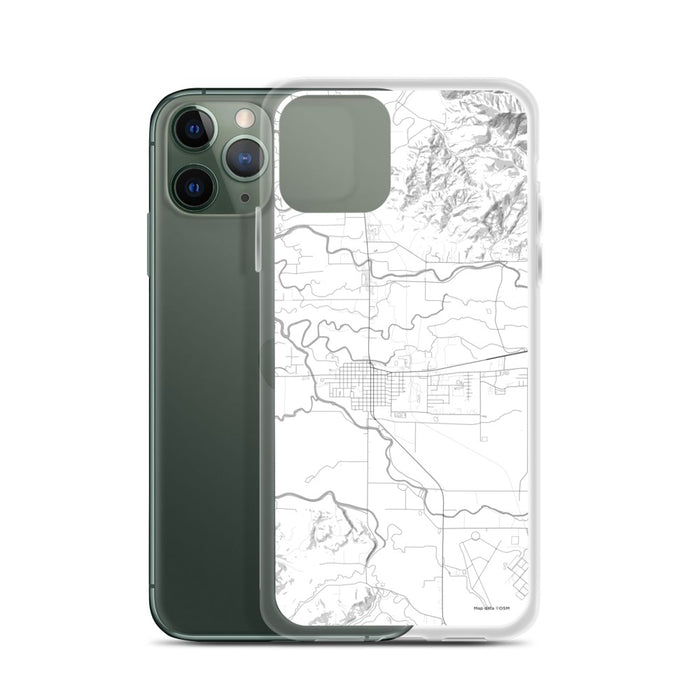 Custom Tillamook Oregon Map Phone Case in Classic