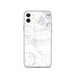 Custom iPhone 11 Tillamook Oregon Map Phone Case in Classic