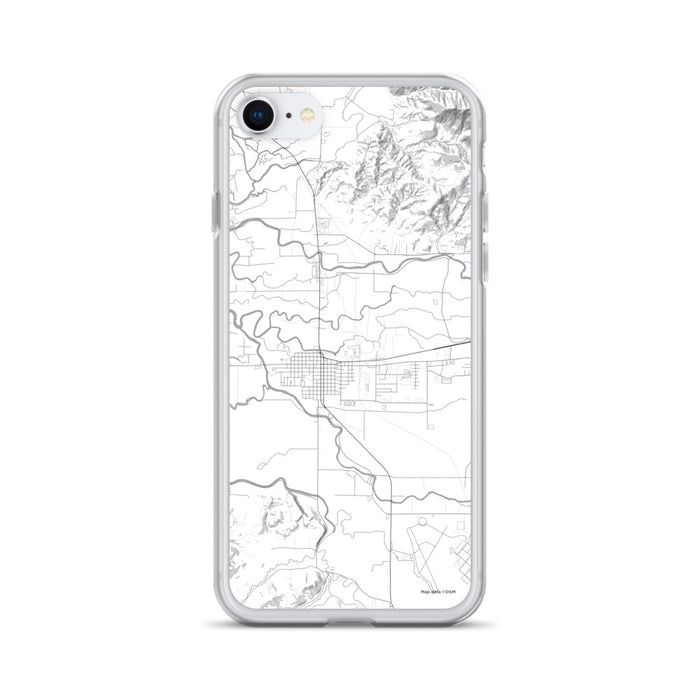 Custom iPhone SE Tillamook Oregon Map Phone Case in Classic