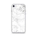 Custom iPhone SE Tillamook Oregon Map Phone Case in Classic