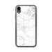 Custom iPhone XR Tillamook Oregon Map Phone Case in Classic