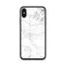 Custom iPhone X/XS Tillamook Oregon Map Phone Case in Classic