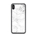 Custom iPhone XS Max Tillamook Oregon Map Phone Case in Classic