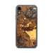 Custom iPhone XR Tillamook Oregon Map Phone Case in Ember