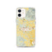 Custom iPhone 12 Tillamook Oregon Map Phone Case in Woodblock