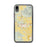 Custom iPhone XR Tillamook Oregon Map Phone Case in Woodblock
