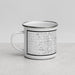 Left View Custom Toledo Ohio Map Enamel Mug in Classic