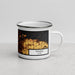 Right View Custom Toledo Ohio Map Enamel Mug in Ember