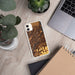 Custom Toledo Ohio Map Phone Case in Ember